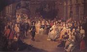 Hieronymus Janssens Charles II Dancing at a Ball at Court (mk25) oil on canvas